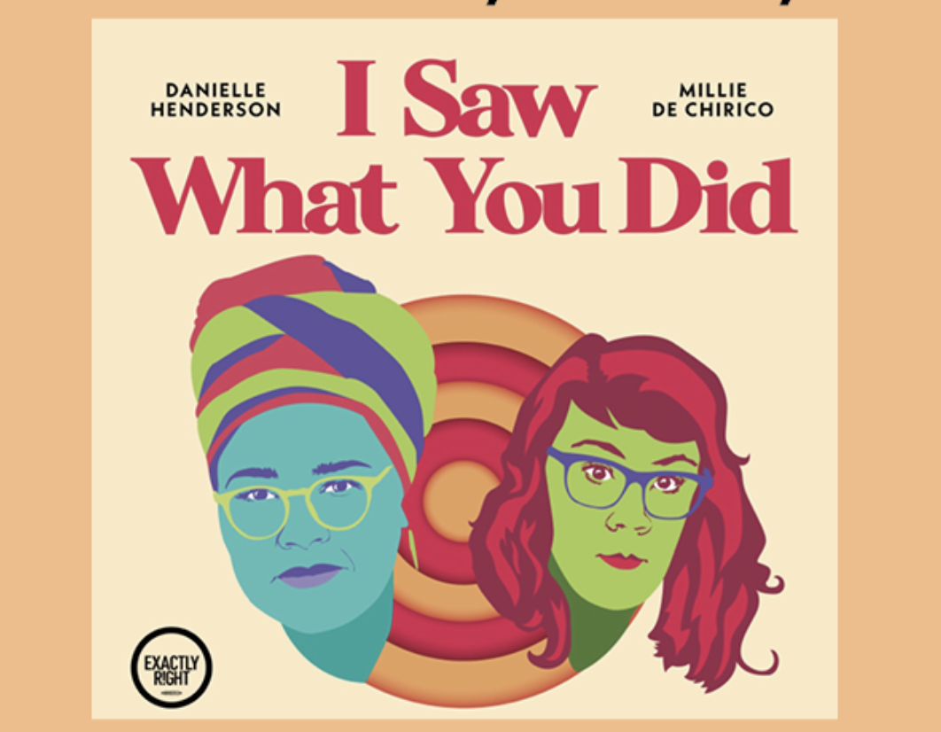 logo for I Saw What You Did podcast